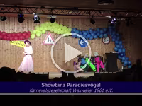 10 Showtanz Paradiesvögel KG Waxweiler Karnevalsgesellschaft Waxweiler 1961 e.V.