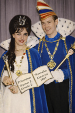 1965 Prinz Werner (Roth) I. & Prinzessin Renate I. (Schöben) 1. Prinzenpaar KG Waxweiler