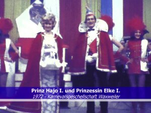1972 Prinz Hajo I. und Prinzessin Elke I. Karnevalsgesellschaft Waxweiler 1961 e.V.