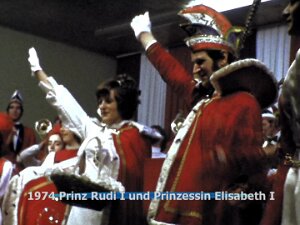 1974 Prinz Rudi I. und Prinzessin Elisabeth I. Karnevalsgesellschaft Waxweiler 1961 e.V.