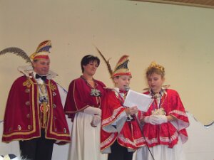 2005-03 9. Kinderkarneval 30.01.2005 Prinz Christan und Prinzessin Lena Karnevalsgesellschaft Waxweiler 1961 e.V.