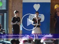 08 Funkenmariechen Alina Hack & Michelle Leisen KG Waxweiler Karnevalsgesellschaft Waxweiler 1961 e.V.